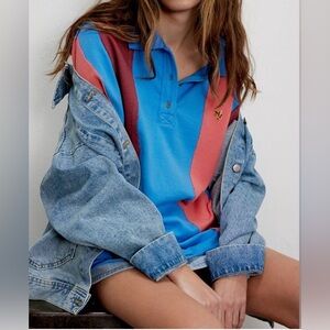 NWT! FREE PEOPLE! We The Free 'Too Cool For School' Shirt! SZ L!